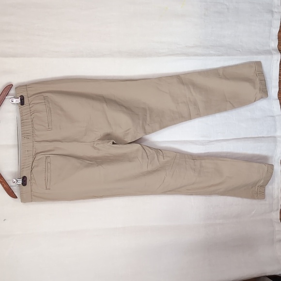 Blu Rock Khaki Beige Elastic Waist Jogger Pant Size Large NWOT - Picture 4 of 5